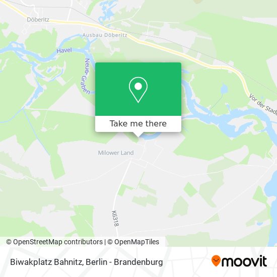 Biwakplatz Bahnitz map