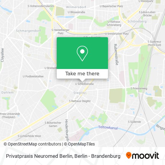 Карта Privatpraxis Neuromed Berlin