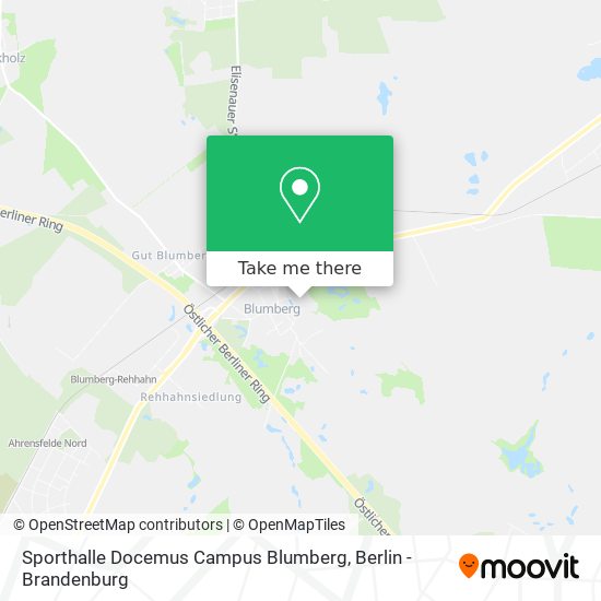 Sporthalle Docemus Campus Blumberg map