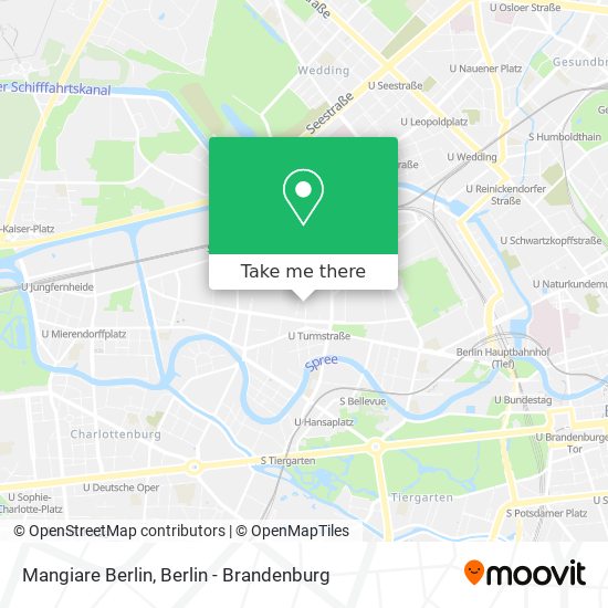 Карта Mangiare Berlin