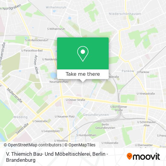 V. Thiemich Bau- Und Möbeltischlerei map