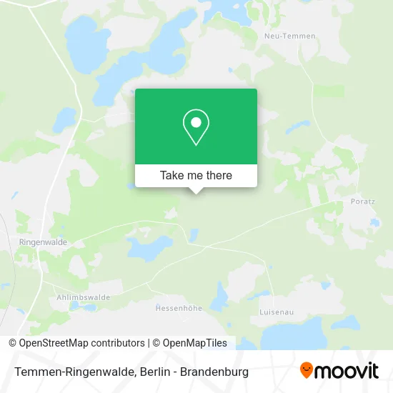 Карта Temmen-Ringenwalde