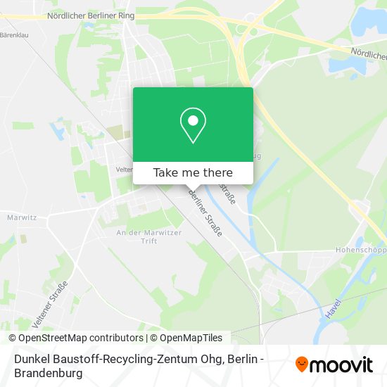 Dunkel Baustoff-Recycling-Zentum Ohg map