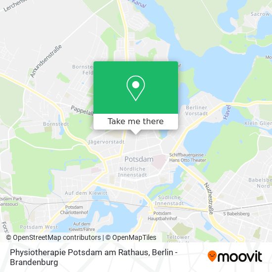 Physiotherapie Potsdam am Rathaus map