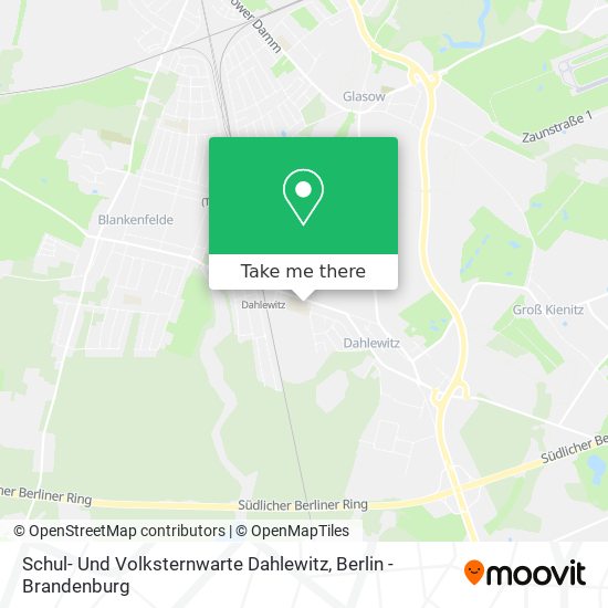 Schul- Und Volksternwarte Dahlewitz map