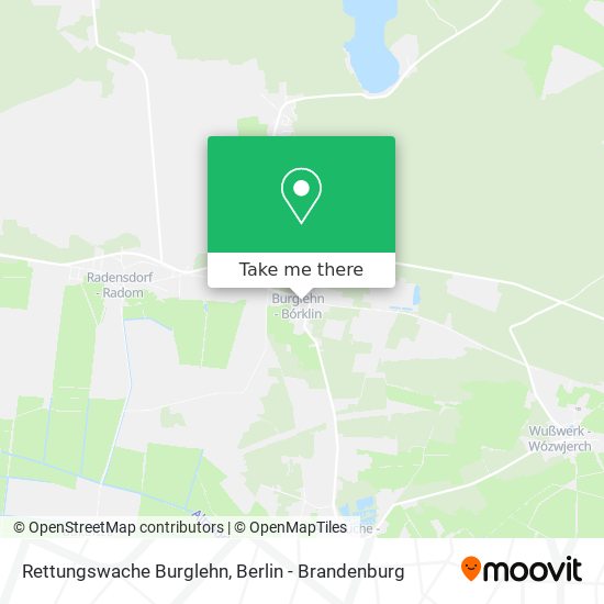 Rettungswache Burglehn map