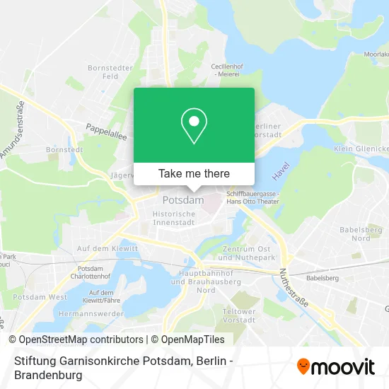 Stiftung Garnisonkirche Potsdam map