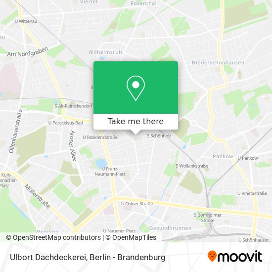 Ulbort Dachdeckerei map