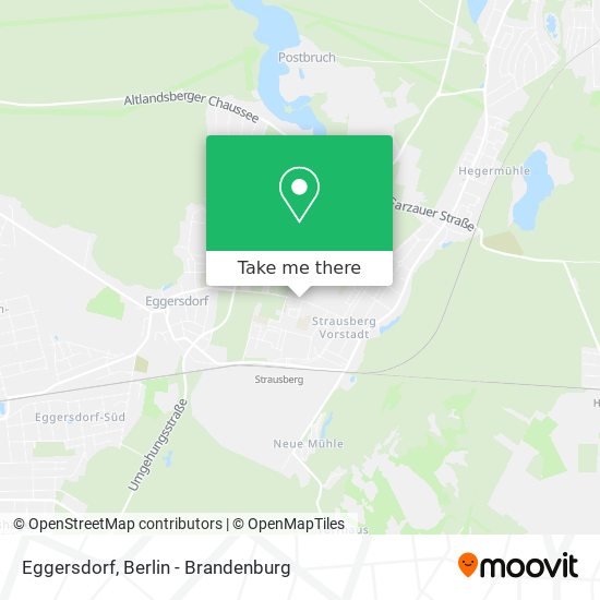 Eggersdorf map