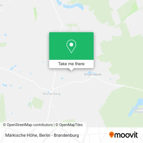 Карта Märkische Höhe