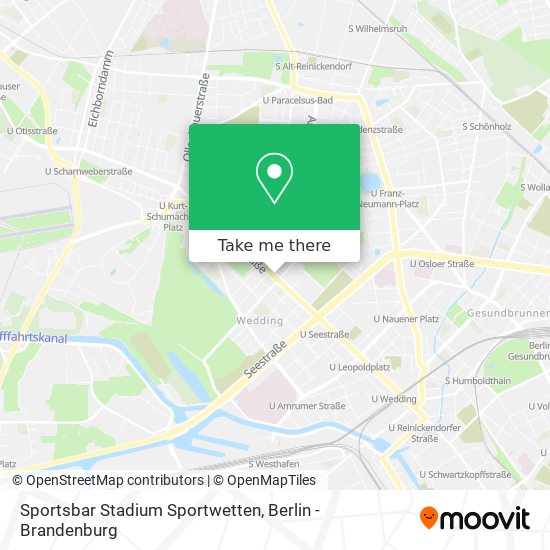 Карта Sportsbar Stadium Sportwetten