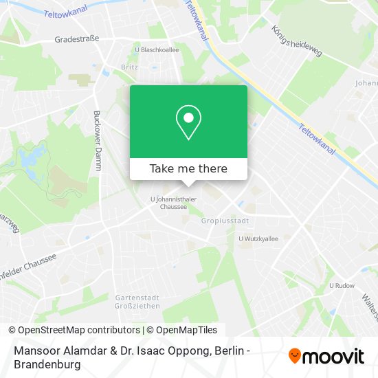 Mansoor Alamdar & Dr. Isaac Oppong map
