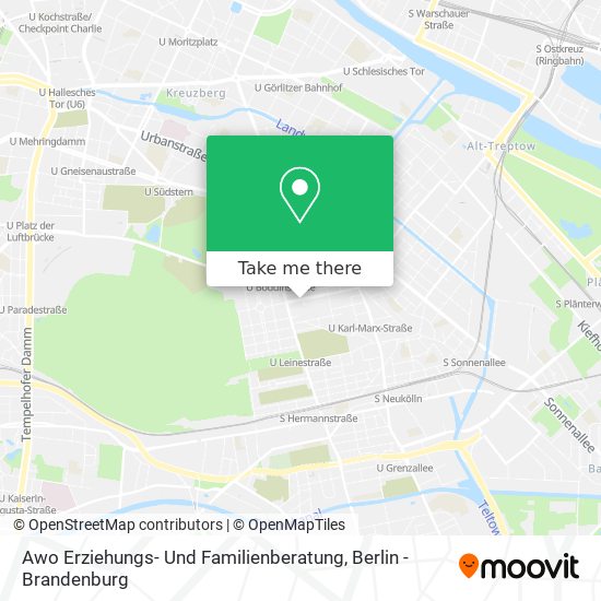 Awo Erziehungs- Und Familienberatung map