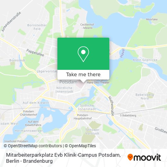 Mitarbeiterparkplatz Evb Klinik-Campus Potsdam map