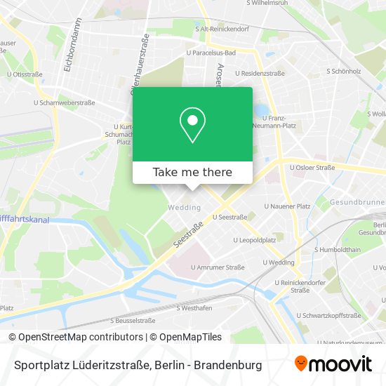 Sportplatz Lüderitzstraße map