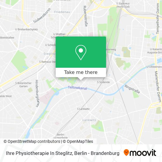 Ihre Physiotherapie In Steglitz map