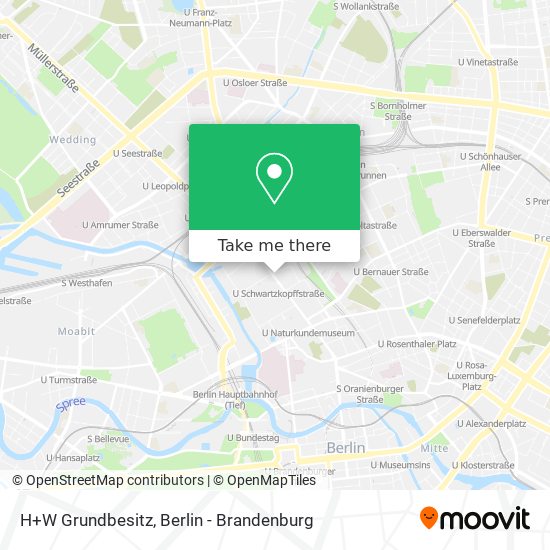 H+W Grundbesitz map