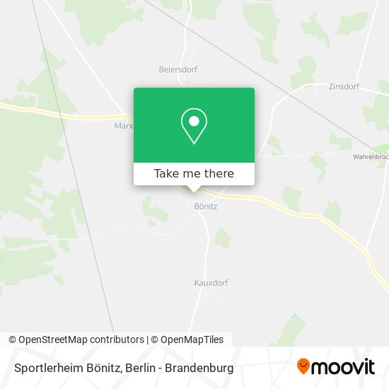 Sportlerheim Bönitz map
