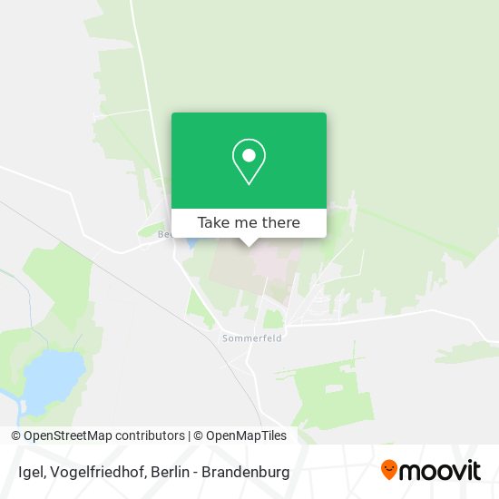Карта Igel, Vogelfriedhof