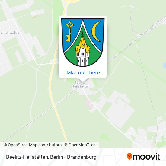 Beelitz-Heilstätten map