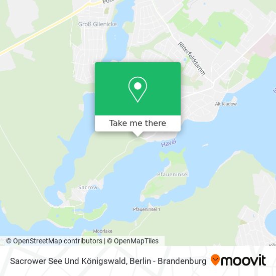 Sacrower See Und Königswald map