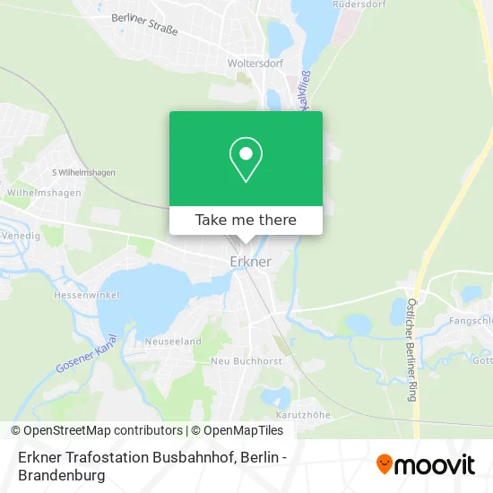 Erkner Trafostation Busbahnhof map