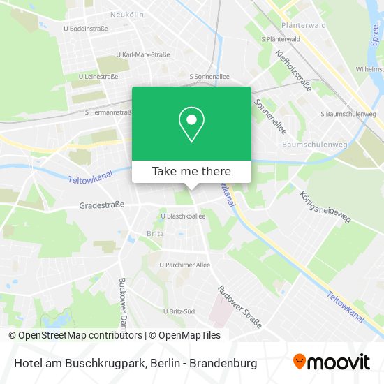 Hotel am Buschkrugpark map