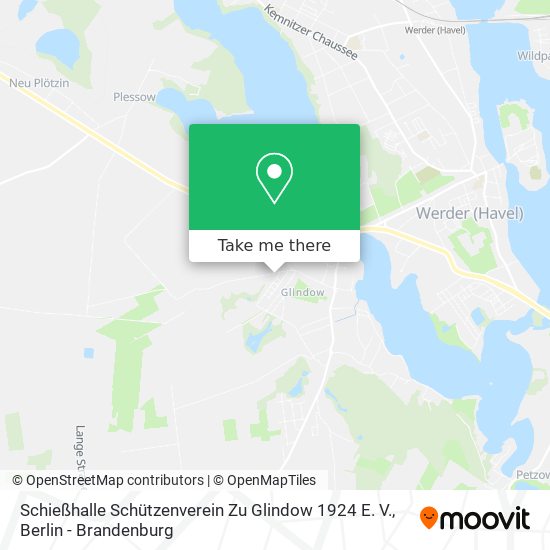 Schießhalle Schützenverein Zu Glindow 1924 E. V. map