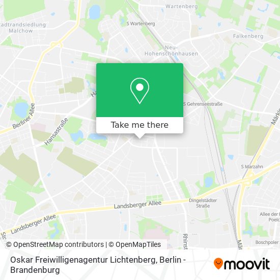 Oskar Freiwilligenagentur Lichtenberg map