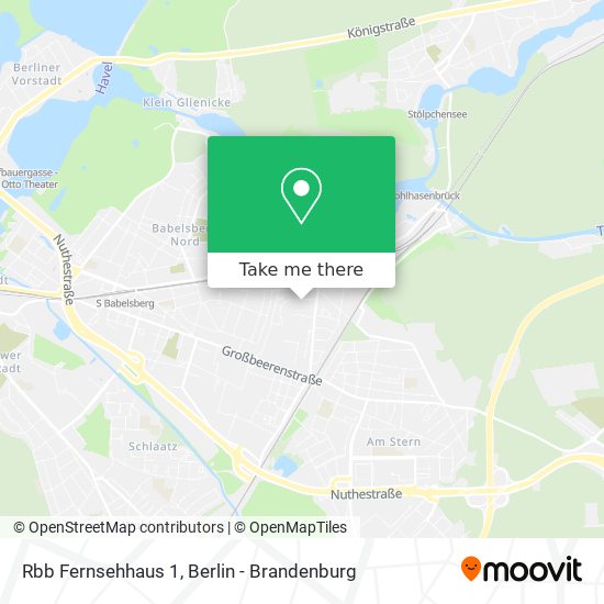 Rbb Fernsehhaus 1 map