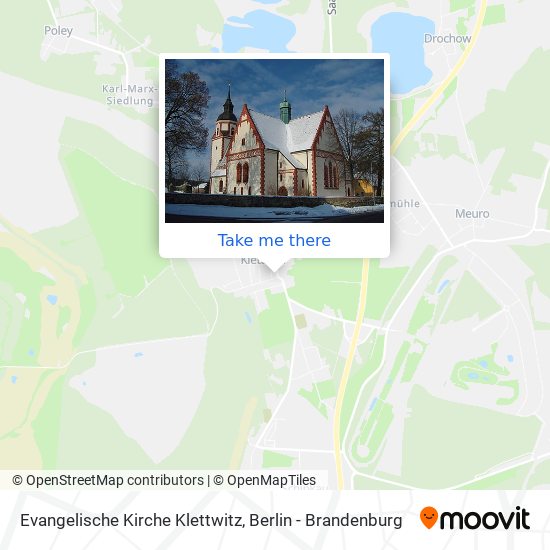 Evangelische Kirche Klettwitz map