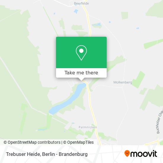 Trebuser Heide map