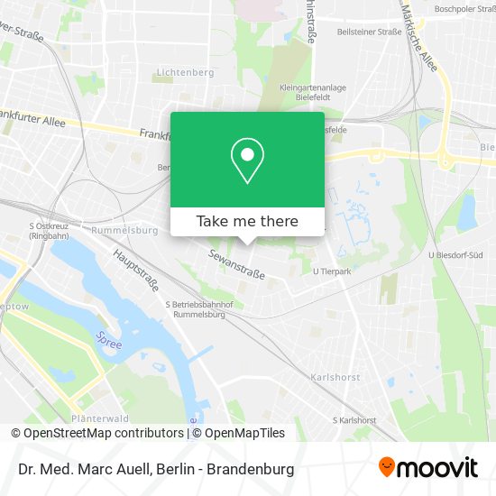 Dr. Med. Marc Auell map