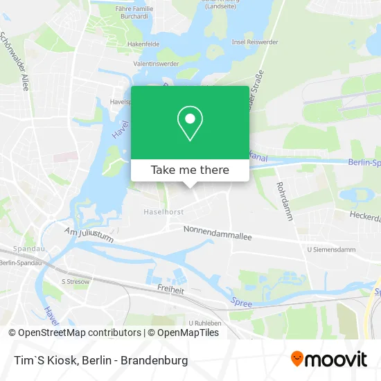 Карта Tim`S Kiosk