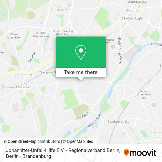 Johanniter-Unfall-Hilfe E.V. - Regionalverband Berlin map