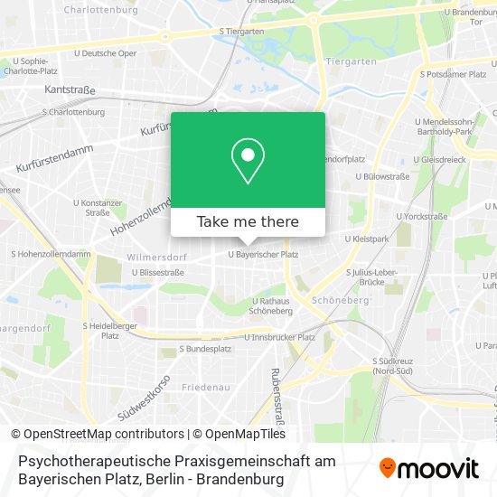 Psychotherapeutische Praxisgemeinschaft am Bayerischen Platz map