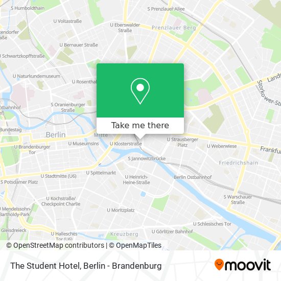 The Student Hotel map