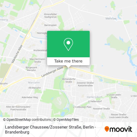 Landsberger Chaussee / Zossener Straße map