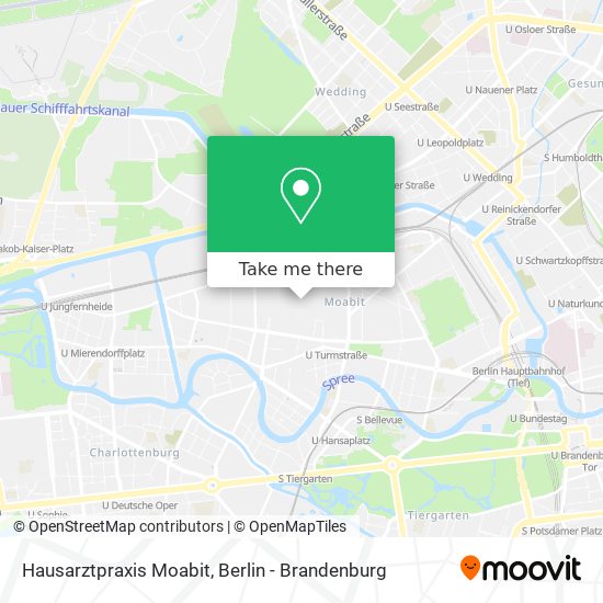 Hausarztpraxis Moabit map