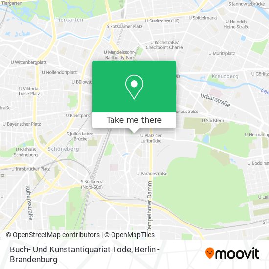 Buch- Und Kunstantiquariat Tode map