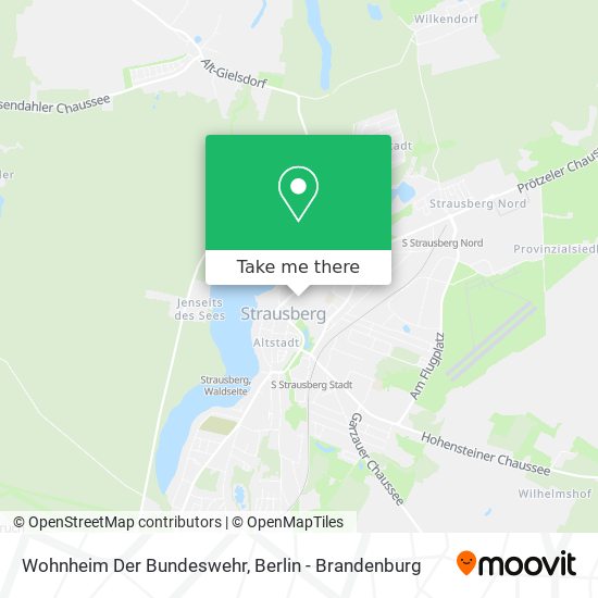Карта Wohnheim Der Bundeswehr