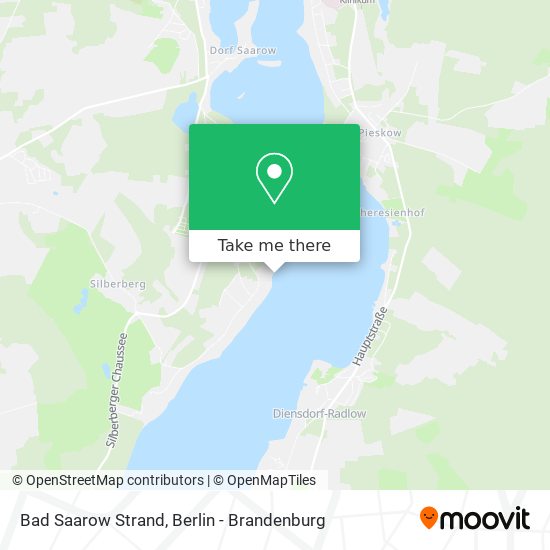 Bad Saarow Strand map