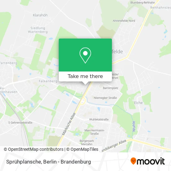 Карта Sprühplansche