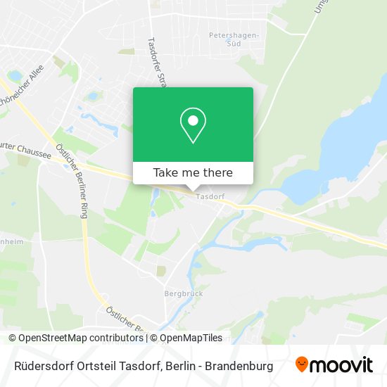 Карта Rüdersdorf Ortsteil Tasdorf