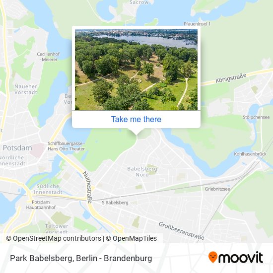 Park Babelsberg map