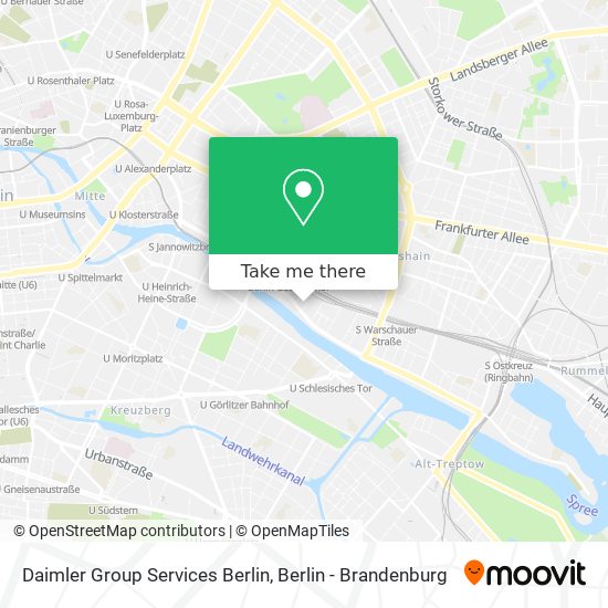 Daimler Group Services Berlin map