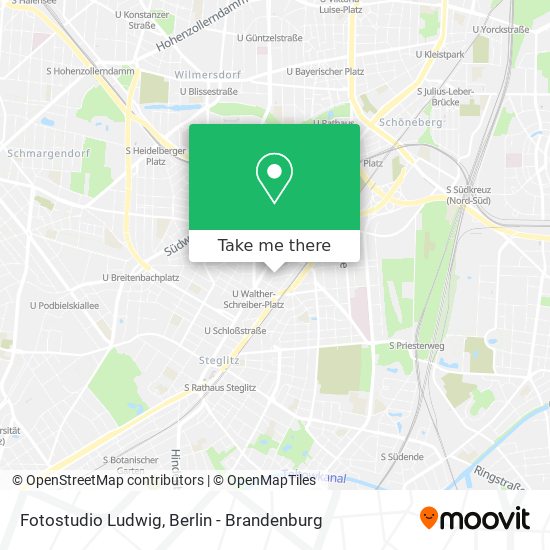 Fotostudio Ludwig map