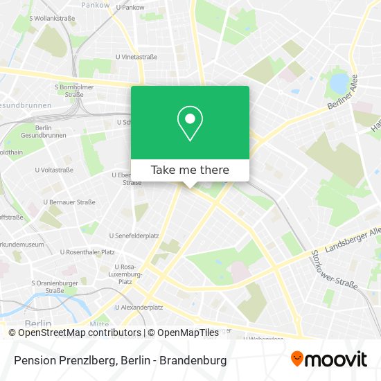 Pension Prenzlberg map