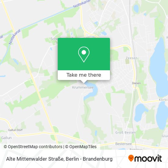 Alte Mittenwalder Straße map