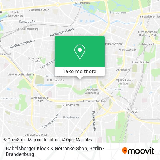 Babelsberger Kiosk & Getränke Shop map